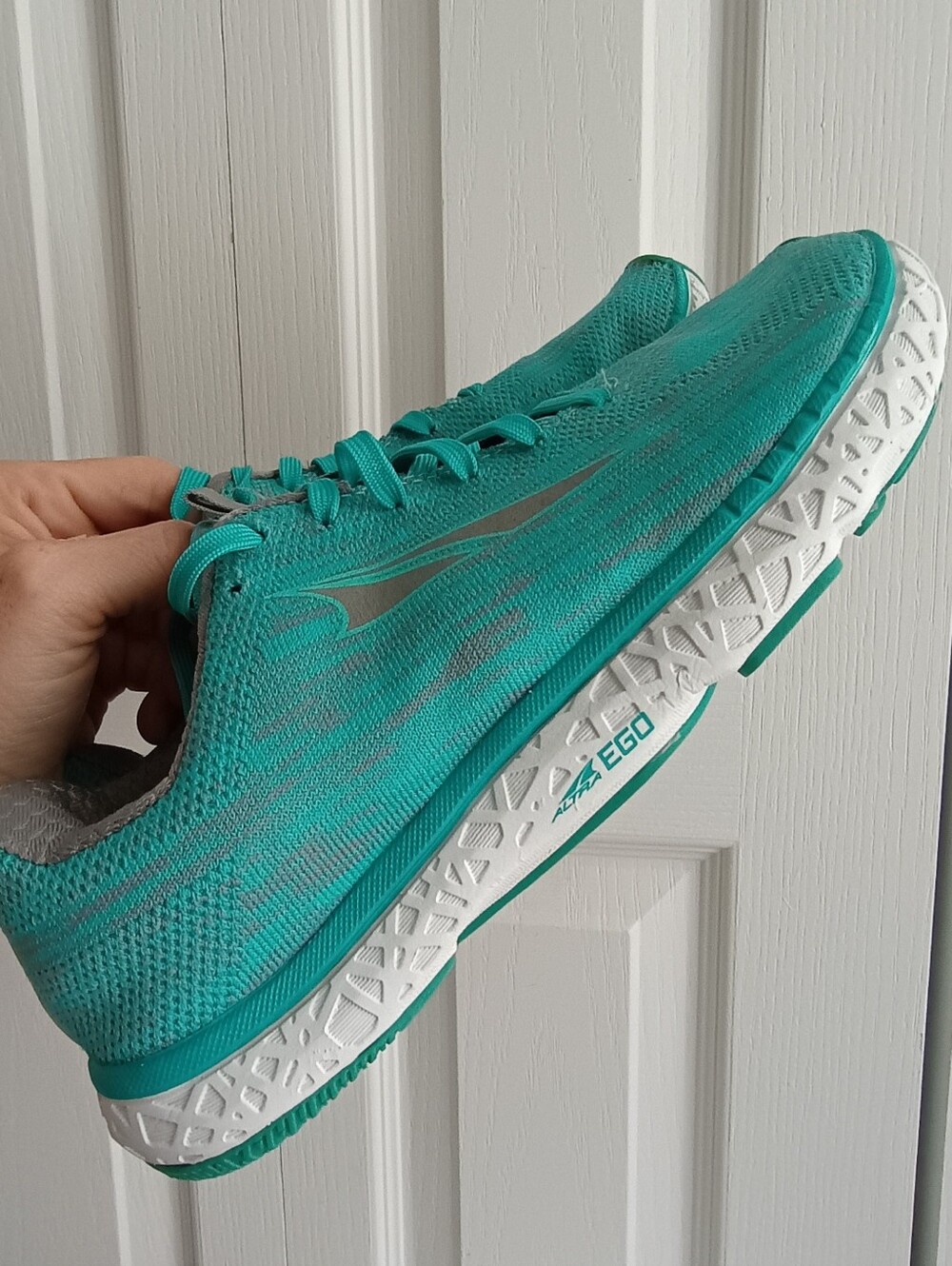 EUC Womens Altra Escalante 1.5 Sz 6 Ego Barefoot Road Running Shoes Teal Trail